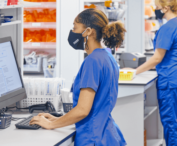 Winston's Pharmacy team at work